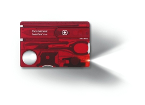 0.7300.T Victorinox Swiss Card Lite Red translucent Набор