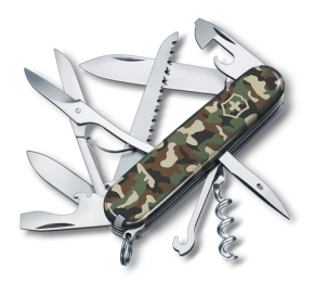 1.3713.94 Victorinox Huntsman Camouflage Нож складной 91мм 15 функций