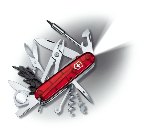 1.7925.T Victorinox CyberTool Lite Red translucent Нож складной, 34 функции