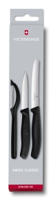 6.7113.31 Набор ножей Victorinox Swiss Classic для овощей черный (3шт. в наборе)