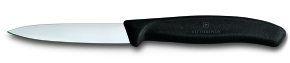 6.7603 Нож Victorinox Swiss Classic черный для овощей заточка: прямая 80мм