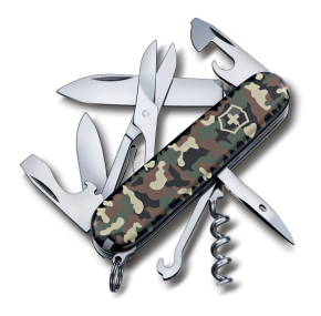 1.3703.94 Victorinox Climber Camouflage Нож складной 91мм 14 функций