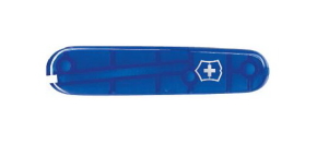 C.3602.T3 Передняя накладка для ножей VICTORINOX 91 мм, пластиковая, полупрозрачная синяя