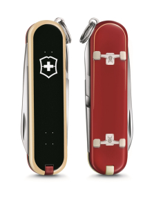 0.6223.L2003 Нож перочинный Victorinox Classic LE2020 Skateboarding 58мм 7функций красный/рисунок