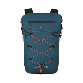606901 Рюкзак VICTORINOX Altmont Active L.W. Rolltop Backpack, бирюзовый, 100% нейлон, 30x19x46 см, 20 л