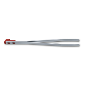 A.6142.1.10 Пинцет VICTORINOX, малый для перочинных ножей 58 мм, 65 мм и 74 мм, нержавеющая сталь / полиамид, с наконечником красного цвета