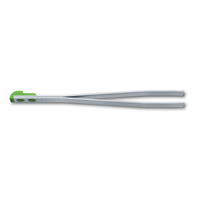 A.6142.4.10 Пинцет VICTORINOX, малый для перочинных ножей 58 мм, 65 мм и 74 мм, нержавеющая сталь / полиамид, с наконечником зелёного цвета