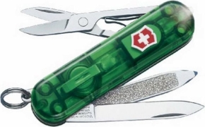 0.6226.T4 Victorinox Signature Lite Green translucent Нож складной
