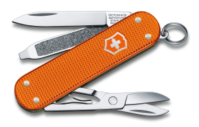 0.6221.L21 Нож перочинный Victorinox Alox Classic 58мм 5функций оранжевый подар.коробка